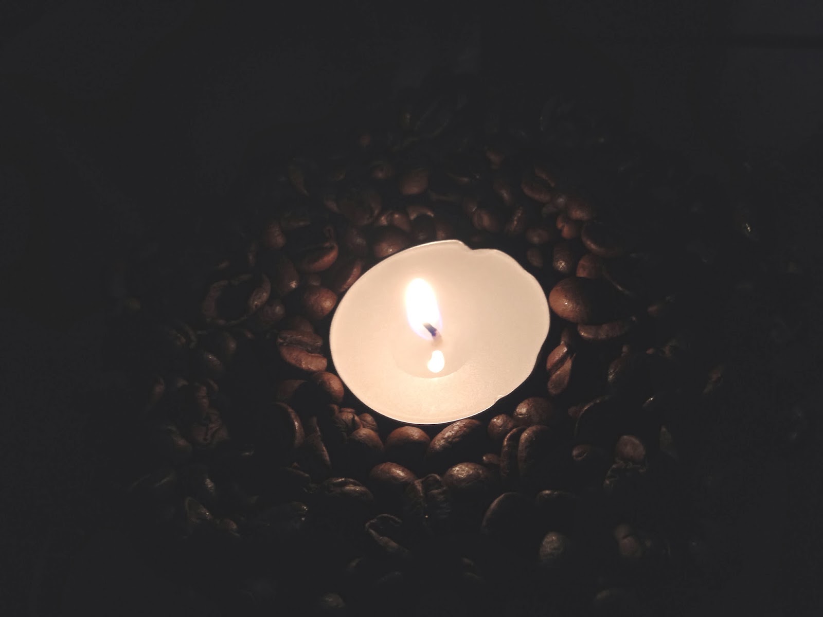 KUMORY DIY Coffee Bean & Tealight Candle (Coffeescent Your Room!)