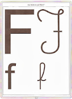 Alfabeto de parede 4 tipos de letras