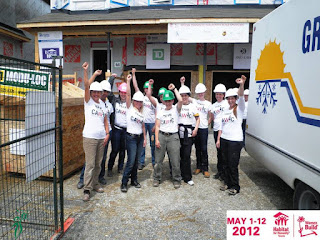 Elida Huignard, Wo-Built Inc. at a volunteer shift with Habitat for Humanity Toronto's Women Build, photo: May 2012 © wobuilt.com