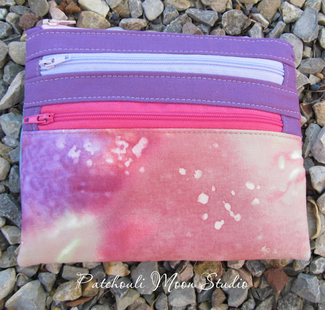 Patchouli Moon Studio~ Small Triple Zipper Pouch