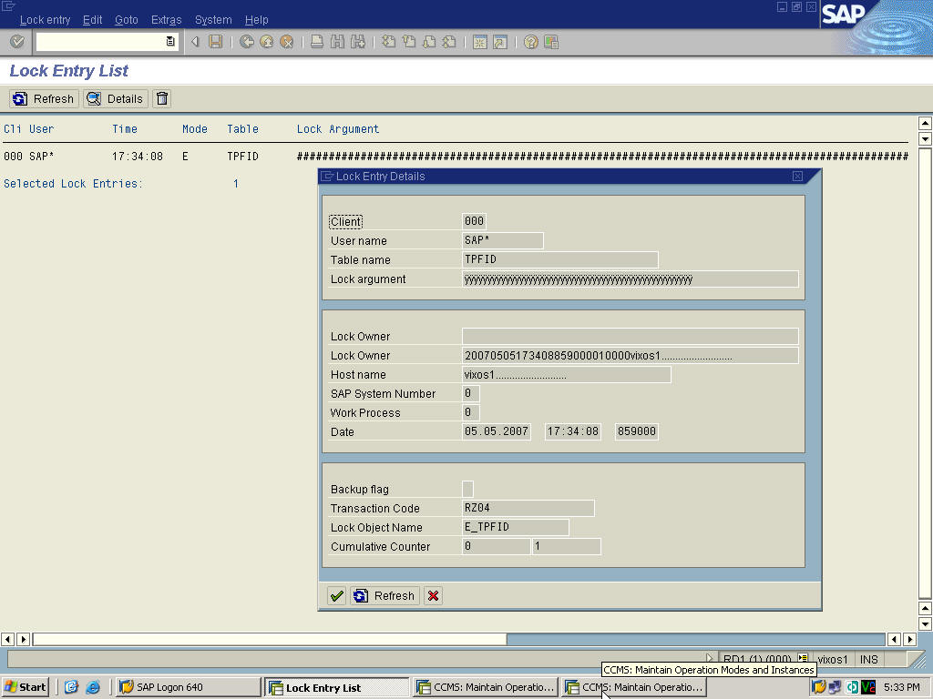 SAP BASIS TECHNICALS SAP LOCK ENTIRES SM12