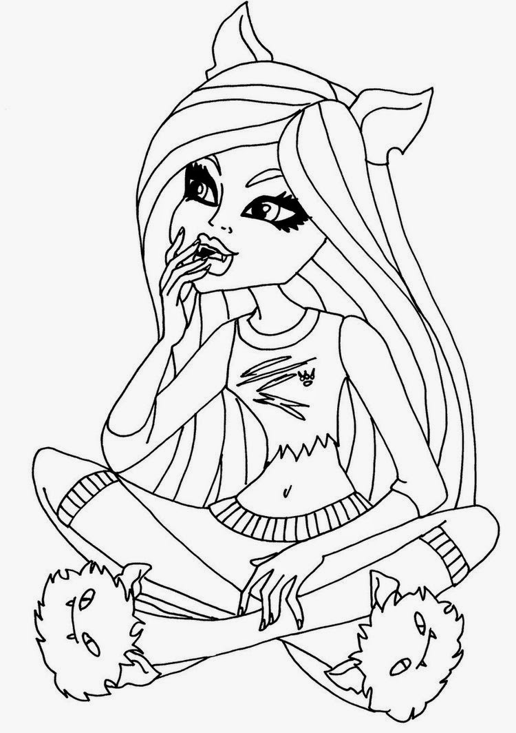 Monster High coloring pages coloring.filminspector.com