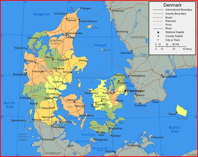 image: Denmark Map High Resolution