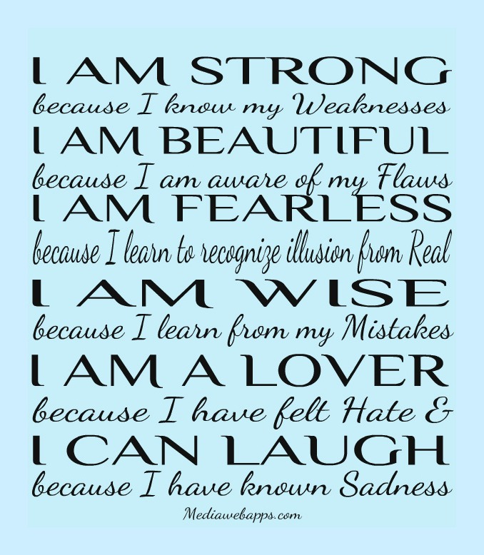 Inspirational Picture Quotes...: I AM.