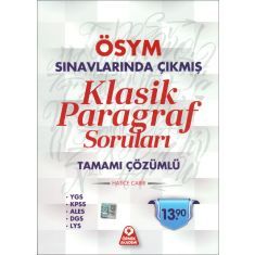 Örnek Akademi Klasik Paragraf Soruları Tamamı Çözümlü (2015) Örnek Akademi Klasik Paragraf Soruları Tamamı Çözümlü (2015)