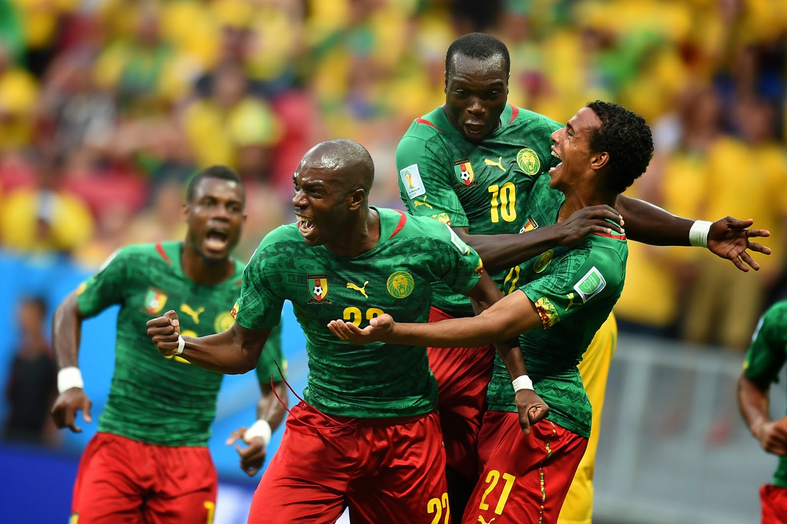 FIFA World Cup 2014 Brazil vs Cameroon 33rd Match in Pictures Images