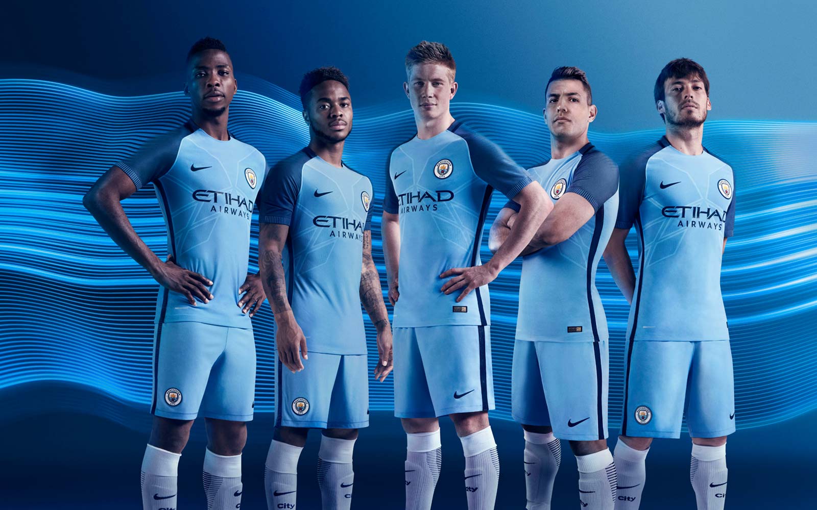 Manchester City 1617 Home Kit Released  Footy Headlines