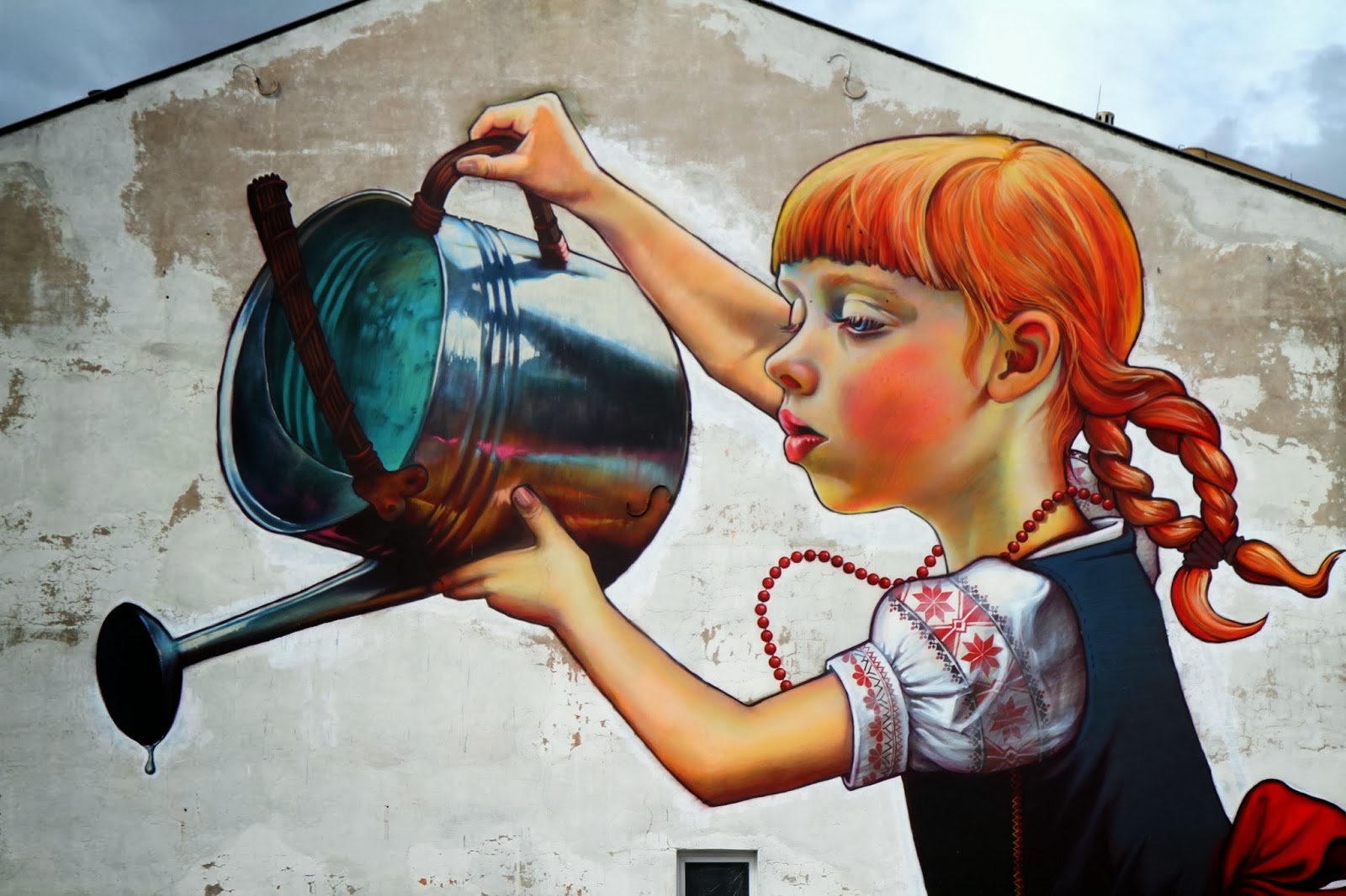 Streetart Legend of the Giants von Natalia Rak in Polen | Ein starkes Mural