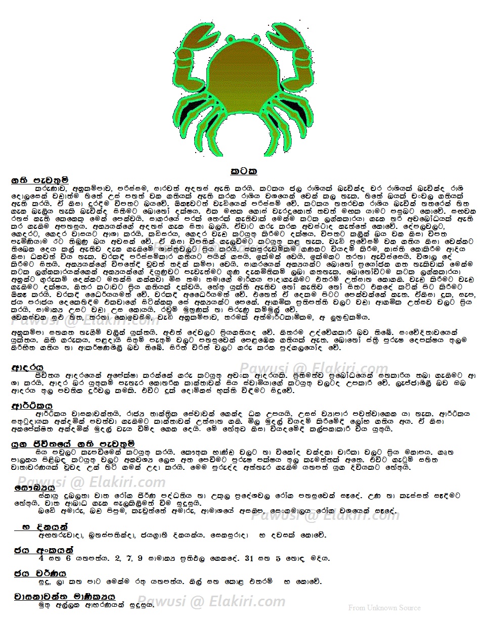 Astrology The Cancer Personality and Influences