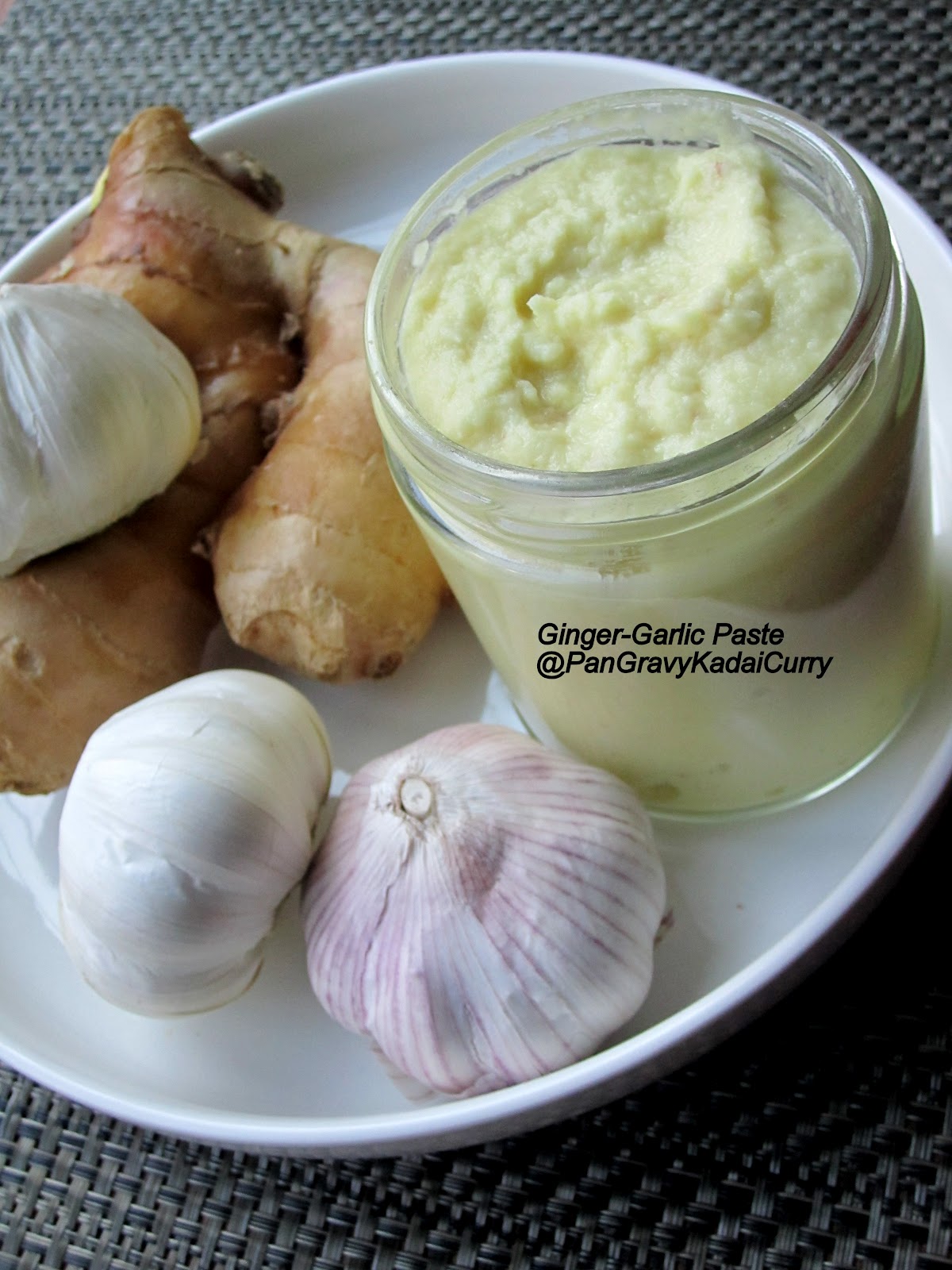 Pan Gravy Kadai Curry Homemade GingerGarlic Paste