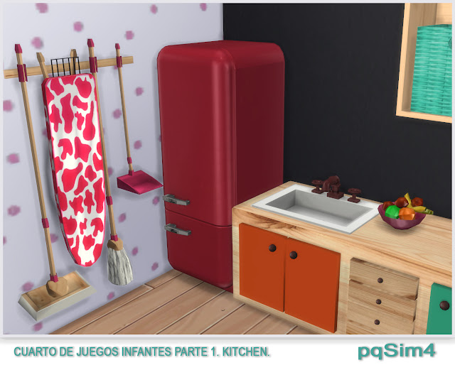 Sims 4 CC's - The Best: Kids Kitchen by pqsim4