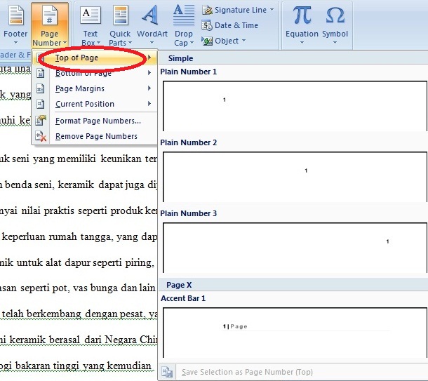 Cara Membuat Halaman di MS Word Panduan Belajar Ms Office