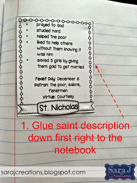 Catholic Saints for Kids!  Make awesome reference resources for kids - an interactive notebook, flip book, flashcards and more!