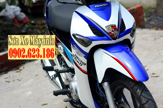 Sơn phối màu Future Neo trắng xanh Gp