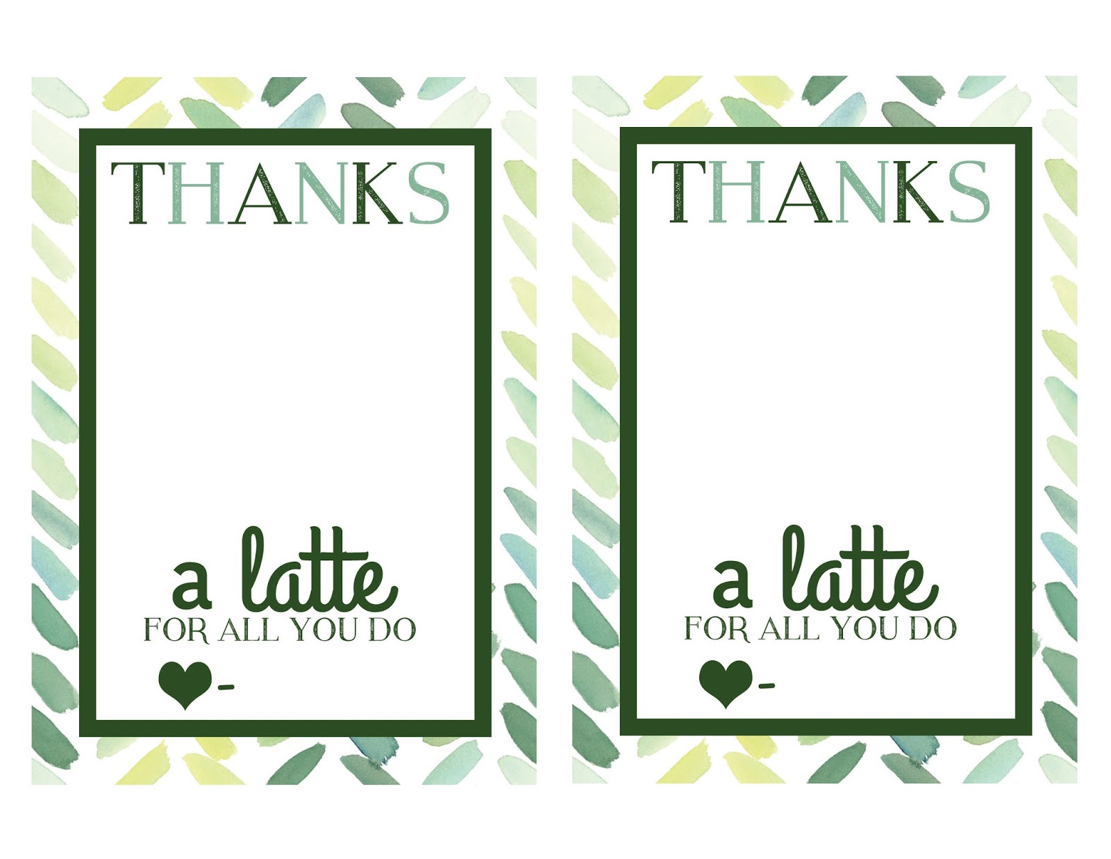 DIY Magnolia Designs Thanks a Latte Starbucks Free Printable