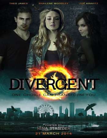 Divergent 2014 Dual Audio 475MB BRRip 720p ESubs HEVC