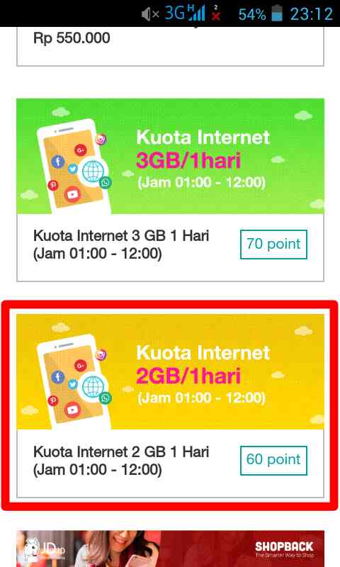 Cara Tukar Poin Bonstri Jadi Kuota Internet