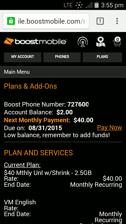 WHAT IS MY BOOST MOBILE ACCOUNT NUMBER