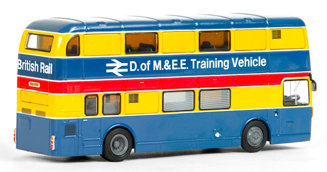 EFE 38119 - Bristol VRT - British Rail D of M & E E Training Vehicle Exclusive First Editions EFE 38119 - Bristol VRT - British Rail D of M & E E Training Vehicle This certificated model is registered BNU 679G and depicts the vehicle whist wearing its British Rail Livery. We believe this model will make a striking addition to any collection! RRP £37.50