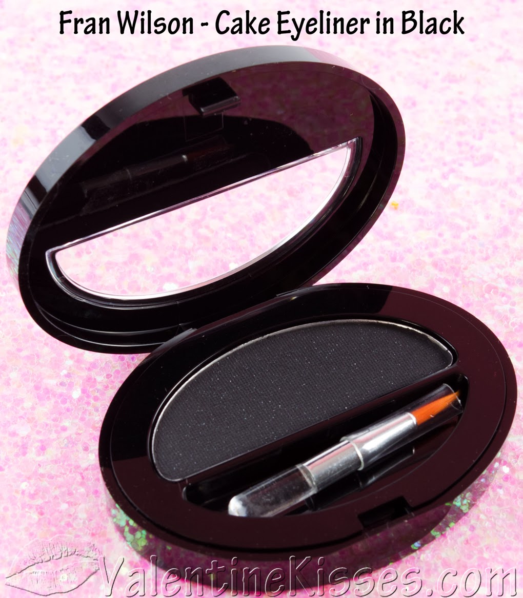 Valentine Kisses Fran Wilson Cake Eyeliner in Black pics, swatches