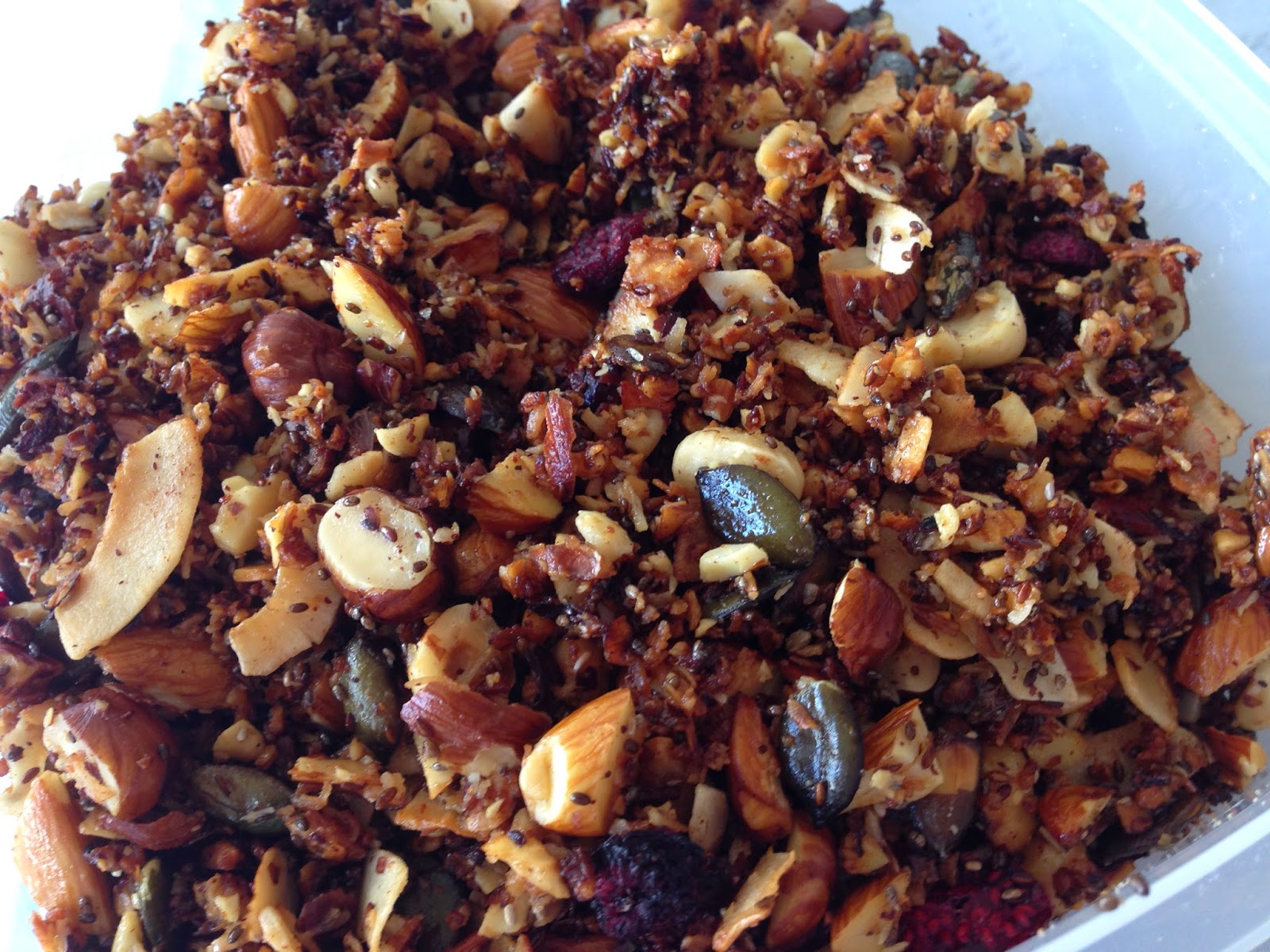 Kokos och HallonGranola