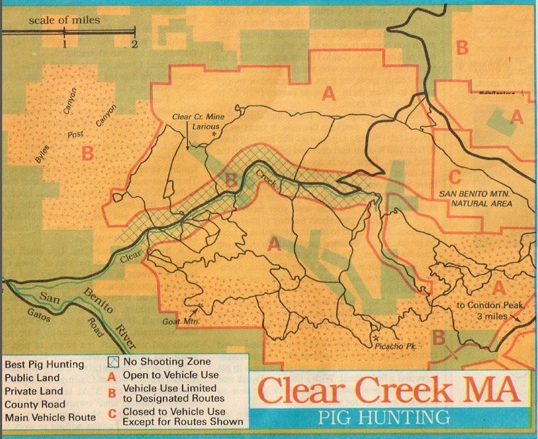 2022 Pig Hunting in California with Boar Hunting maps, Public Lands