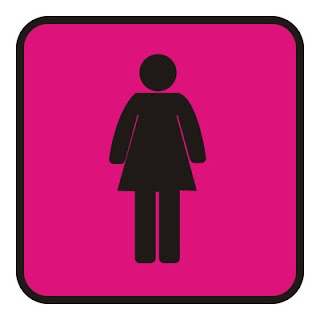 Pictograma de banheiro feminino