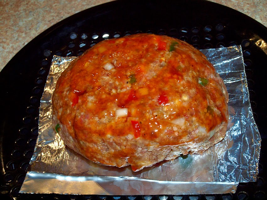 Pellet Smoker Cooking BBQ Meatloaf and Hash Brown Bake