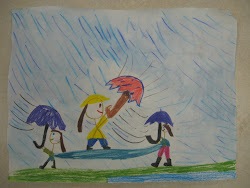 rainy grade rain 1st water watercolor days sky room drops pencils students painted favorites few then they