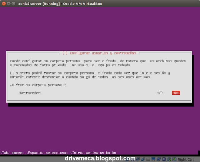 DriveMeca instalando y configurando Ubuntu Server 16.04 LTS paso a paso DriveMeca instalando y configurando Ubuntu Server 16.04 LTS paso a paso