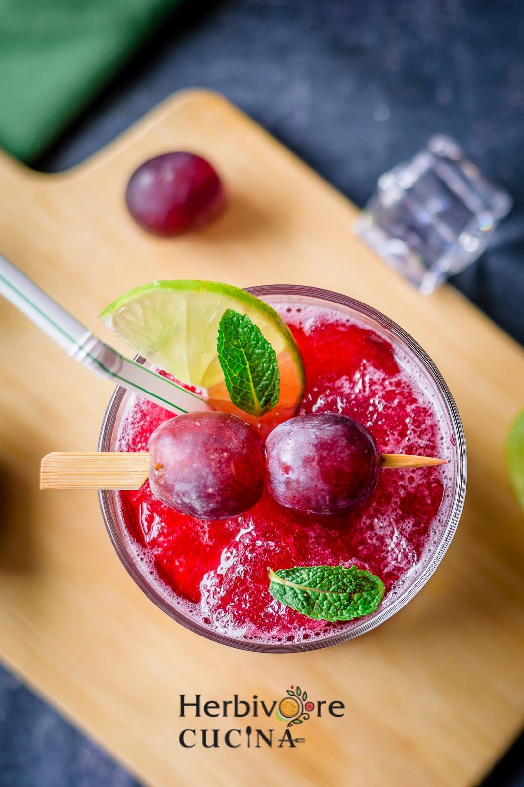 Herbivore Cucina Frozen Grape Lime Rickey Slush