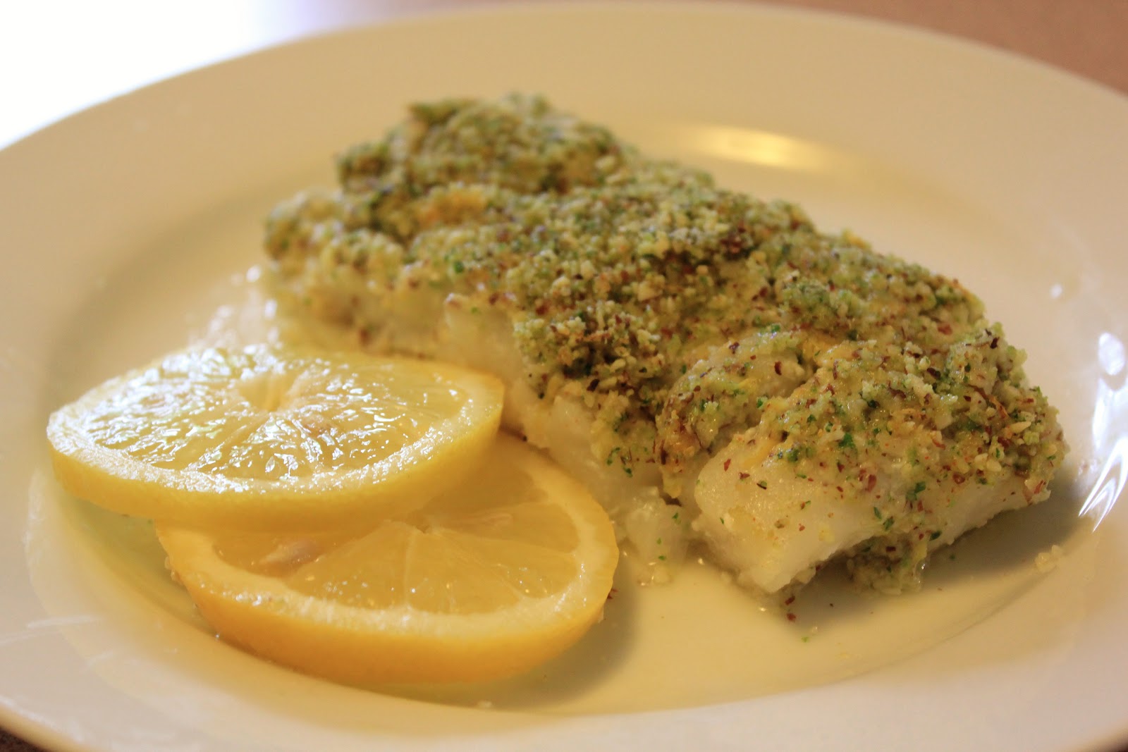 Fit and Lovin' it Almond Crusted Cod
