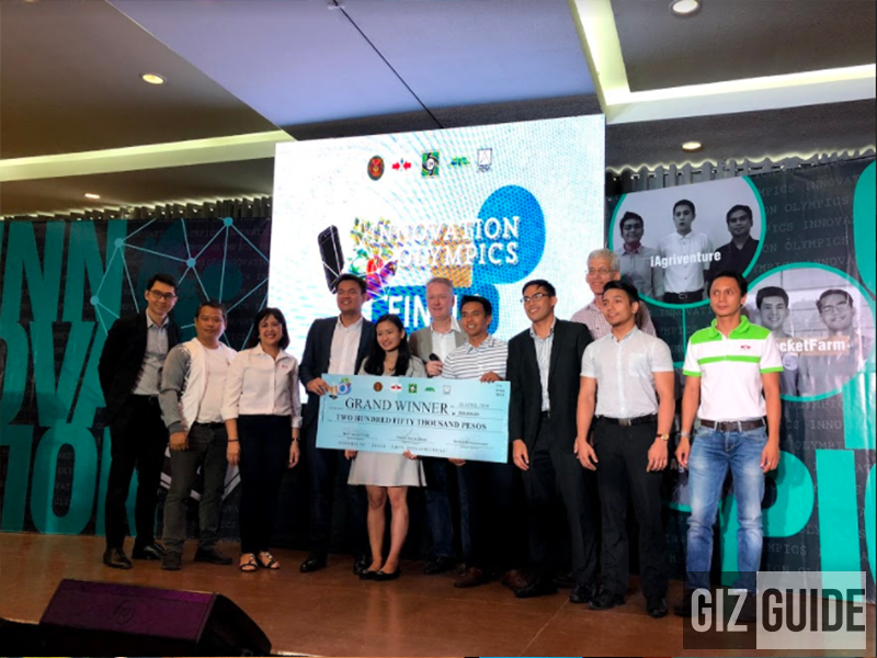 The #EWSInnovationOlympics Winner, the Team Agriviz from Asian Institute of Management
