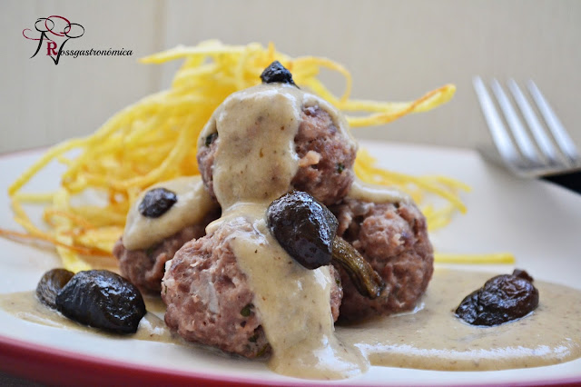 Albóndigas con salsa de setas #Asaltablogs