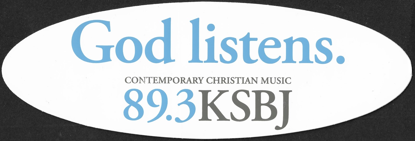 Radio Sticker of the Day KSBJ