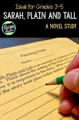 Getting ready to teach historical fiction using Sarah, Plain and Tall as a mentor text.  Sarah, Plain and Tall novel study, historical fiction book clubs