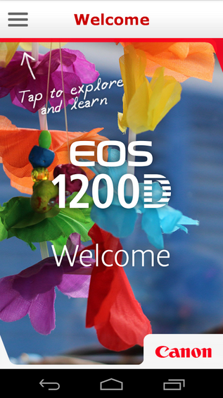 Canon EOS 1200D Companion App