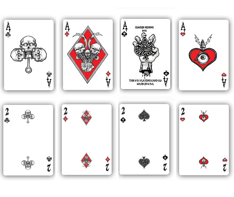 Zombie Riders Playing Cards