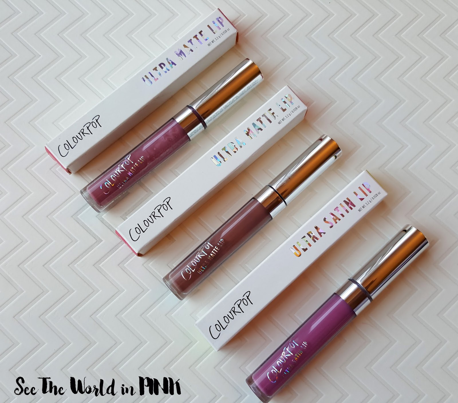 colourpop ultra matte ultra satin liquid lipsticks