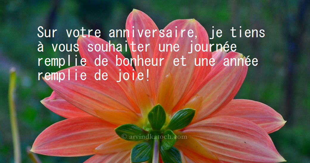 10 Beautiful Birthday Cards in French language (Cartes d'anniversaire
