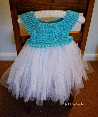 baby toddler crochet tutu dress free crochet pattern