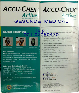 Accu-Chek Gula Darah (Glukosa) Harga Accu-Chek Active