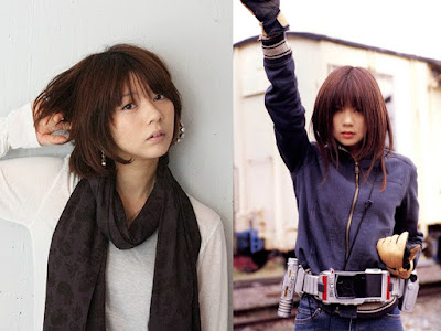 Cewek-cewek anggun Heroin Kamen Rider Era Heisei Setiap serial Kamen Rider niscaya mempunyai satu aksara heroin anggun yang menjadi pemain Cewek-cewek anggun Heroin Kamen Rider Era Heisei