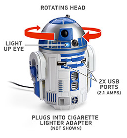 R2-D2 USB Car Charger