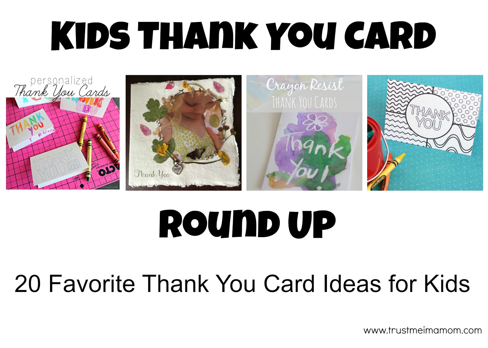 Trust Me, I'm a Mom: Thank You Cards For Kids