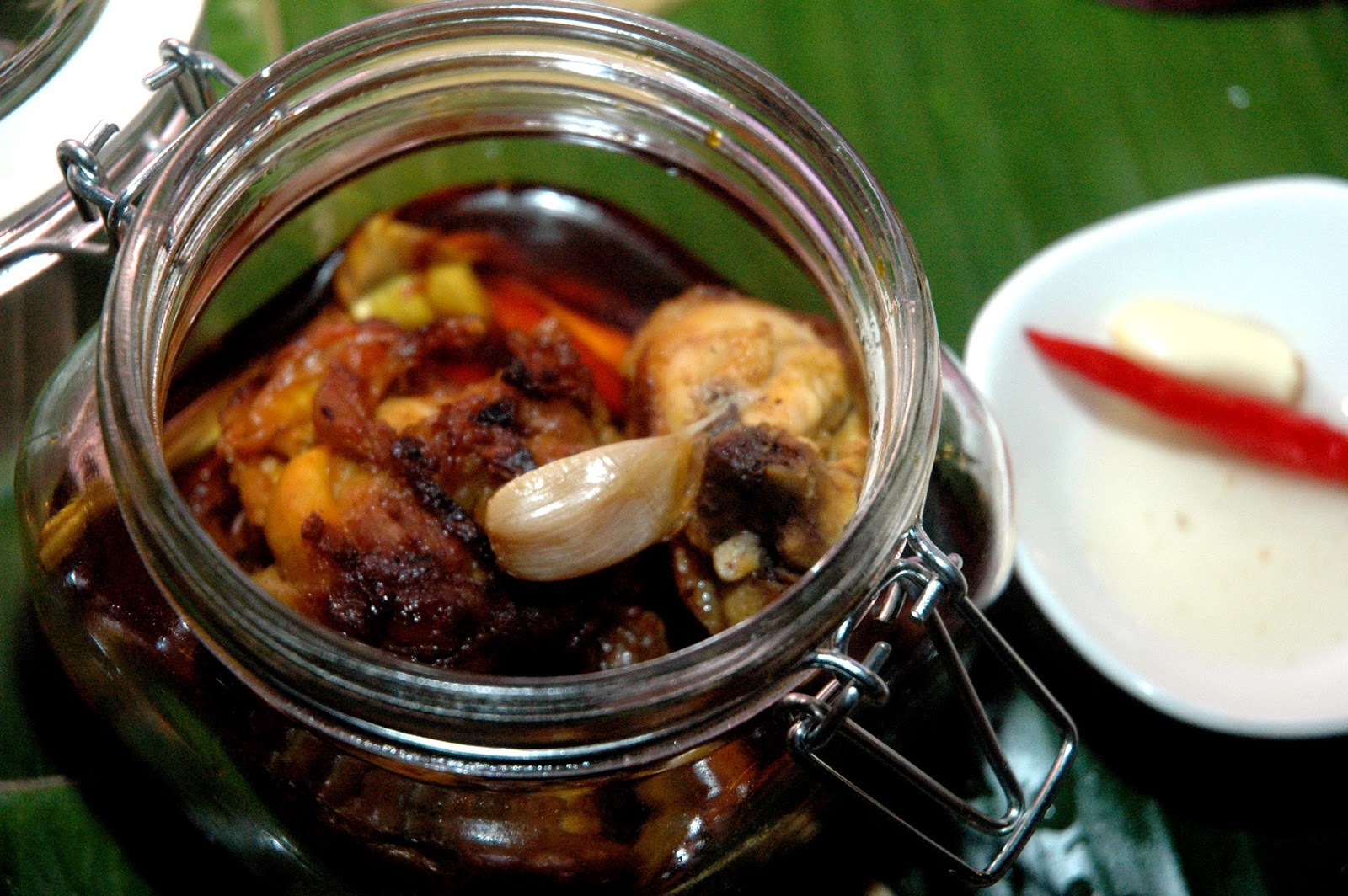 DUDE FOR FOOD: Salo @Ponti: Inasal in a Jar, Batchoy Tsukemen Style ...