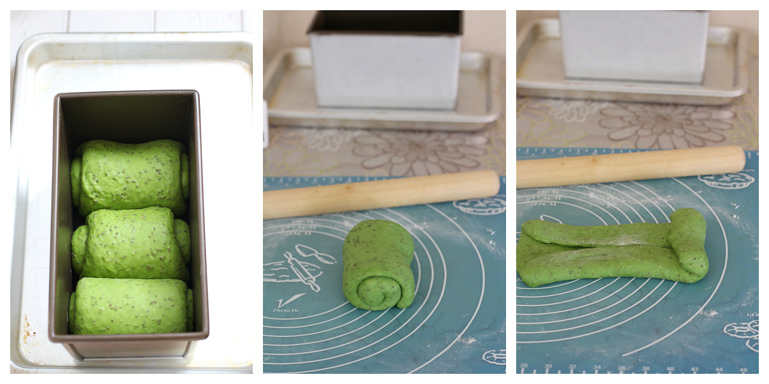my bare cupboard: Chia-green tea milk bread