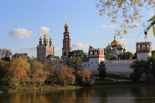 Novodevichy Monastery in Fall