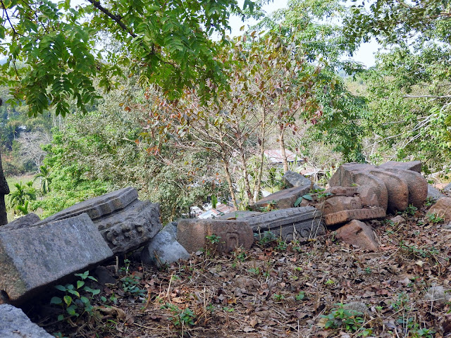 Ruins that are now being managed by the Archaeological Survey of India Bamuni Hills, Bamuni Pahar, Tezpur, Sonitpur, Assam, northeast