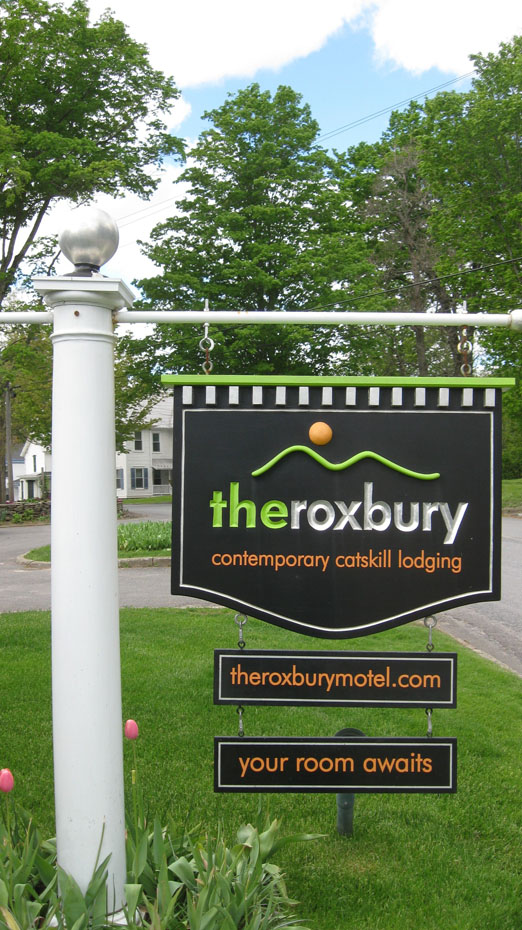 Vivid Hue Home  Night The Roxbury Motel 